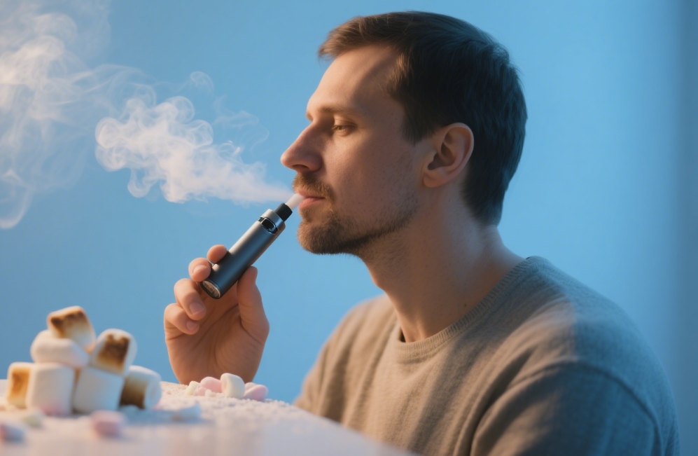 Sladkorna pena v oblaku: kako okusi e-cigaret spajajo spomin na otroštvo z dozorelim užitkom