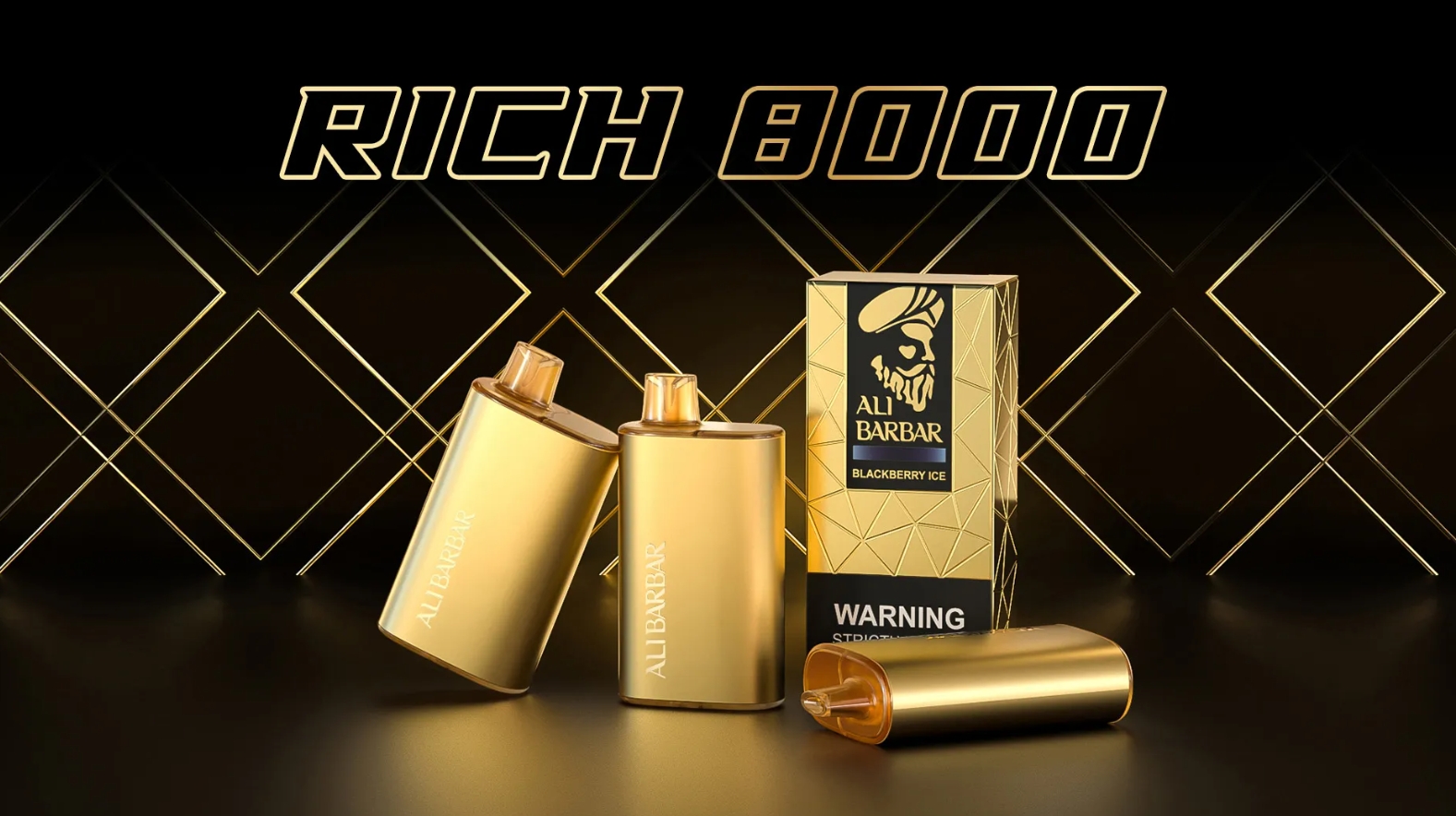 Alibarbar Rich 8000 Puffs Vape: Bananin Vrtinec, ki Obožuje vaša Nebesa (in Žep)